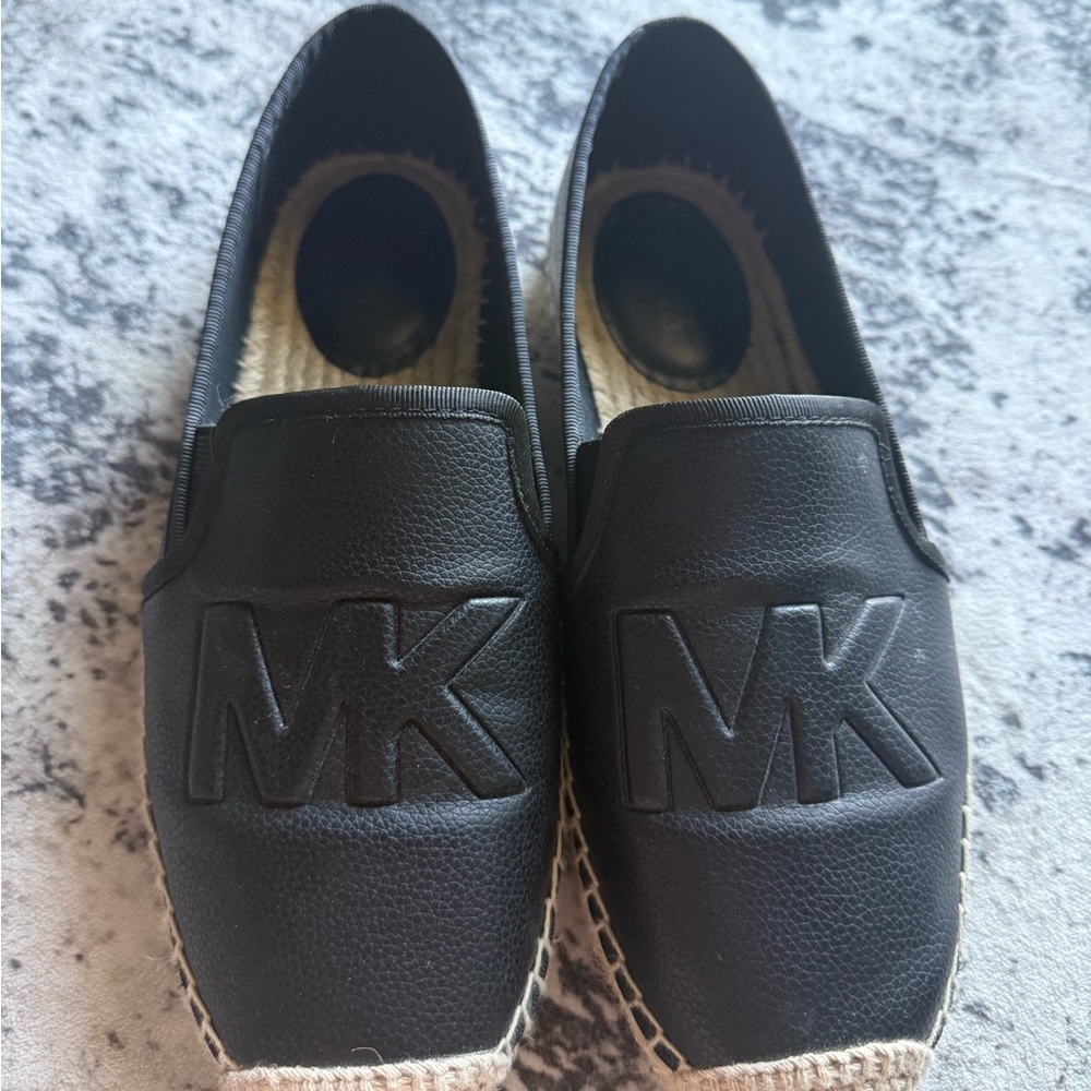 Michael Kors Black Espadrille Flats